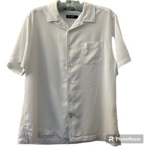 5/$20 Cremieux Classics White Short Sleeve Button Down